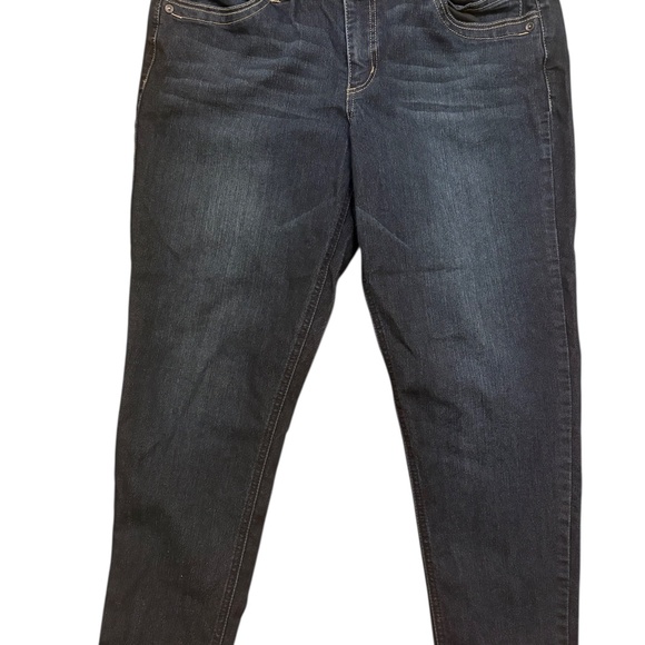 Democracy Dark Wash High Waisted Skinny Jean Size 14 - Picture 2 of 4